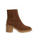 Acheter Alpe Bottines en cuir marron Janis