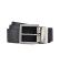 Comprar A|X Armani Exchange Cinto de couro preto, azul-marinho