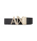 Comprar A|X Armani Exchange Cinto de couro preto, azul-marinho