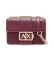 Buy A|X Armani Exchange Logo Metal bag burgundy