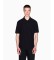 Kopen A|X Armani Exchange Silhouette poloshirt zwart