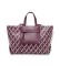 Buy A|X Armani Exchange Burgundy print bag