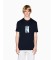 Comprar A|X Armani Exchange T-shirt com design marinho