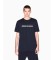 Comprar A|X Armani Exchange T-shirt clássica azul-marinho