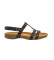 Kopen Art 0946 leren sandalen I Breathe zwart