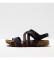 Art Sandalias de piel Multi Leather Black-Blue I Breathe negro