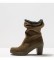 Art Leather ankle boots 1757 Lux Travel green -Heel height: 8.5 cm