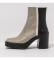 Art Grey, black leather ankle boots -Heel height: 9cm