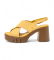 Kup Art Skórzane sandały 1990 Eivissa żółte