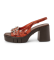 Buy Art Leather sandals 1994 Eivissa red