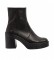 Art 1974 Nappa leather ankle boots black -Height heel 9cm