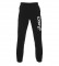 Asics Pantalon de survêtement avec grand logo noir, blanc