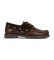 Comprare Barbour Nautiche in Pelle Deck marrone