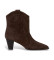 Comprar BA&SH Botines de Piel Casey marrón