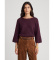 Acheter BA&SH Cardigan Isaac bordeaux