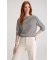 Comprare Bellerose Maglietta Gerhi 
righe bianco, nero