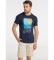 Bendorff T-shirt grÃ¡fica abstrata da marinha
