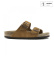 Comprar Birkenstock Sandalias de Piel Arizona Plantilla blanda (Ajuste Estrecho) marrón