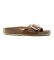 Acheter Birkenstock Sandales en cuir Madrid Big Buckle marron
