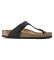 Kaufen Birkenstock Gizeh Birko-Flor schwarz Sandalen
