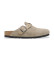 Buy Birkenstock Boston Braided Leather Clogs taupe