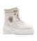 Acheter Blauer Bottines en cuir Laarzen blanc
