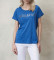 Acheter Blauer T-shirt bleu à paillettes