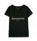 Acheter Blauer T-shirt dégradé à paillettes noires