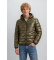 Buy Blauer Olive green Wave quilted jacket