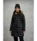 Comprare Blauer Piumino lungo nero Kristin con pelliccia