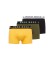 BOSS Pack of 3 boxers 50458488 yellow, khaki, black 