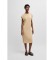 Comprar BOSS Vestido de malha com mangas compridas bege