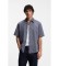 Buy BOSS Shirt Regular Fit Cotton Oxford navy