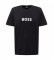 BOSS T-shirt com logÃ³tipo preto