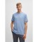 Comprar BOSS T-shirt de malha de algodão com pormenor do logótipo azul