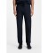 Buy BOSS Navy Straight Fit Chino Trousers