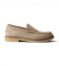 Buy BOSS Kope medium beige leather loafers