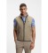 K�b BOSS Beige Multi Stretch Fabric Vest afvisende beige