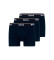 Comprar BOSS Pack de 3 boxers logotipo marino