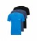 BOSS Pacote de 3 T-shirts básicas azul, marinha