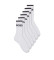 Buy BOSS Pack of six white ribbed cotton socks