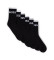 Acheter BOSS Lot de six chaussettes noires en coton côtelé