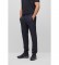 Buy BOSS Navy Commuter Slim Chino Trousers