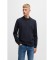 Buy BOSS Cotton polo shirt with navy mesh structure