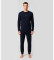 Kopen BOSS Navy pyjama met kerst