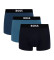 Comprar BOSS Conjunto de 3 boxers azuis Marca One