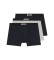 Kaufen BOSS 3er-Set graue Boxershorts aus Stretch-Baumwolle