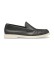 Buy BOSS Sienne leather loafers black