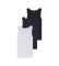 Comprar BOSS T-shirt Pack 3 em algodão canelado preto, branco