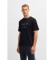 Comprar BOSS T-shirt de corte descontraído com ilustração sazonal em azul-marinho